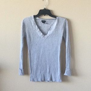 Gray long sleeve top